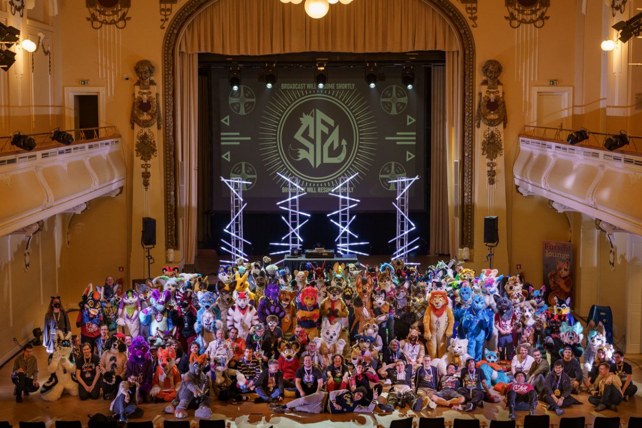 SloFluffCon 2026 group photo